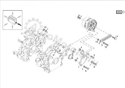 01148233 Болт Вид 1 01148233 Болт Вид 1