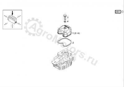 04238234 Крышка клапанная Вид 1