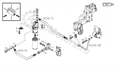01182672 ORIGINAL DEUTZ Фильтр топливный Вид 2 01182672 ORIGINAL DEUTZ Фильтр топливный Вид 2
