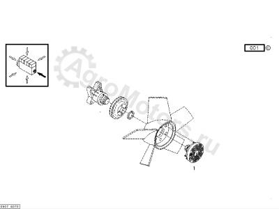 04253785 Виско-муфта вентилятора Вид 2 04253785 Виско-муфта вентилятора Вид 2