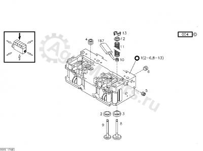 04153728 Маслосъемный колпачок Вид 2