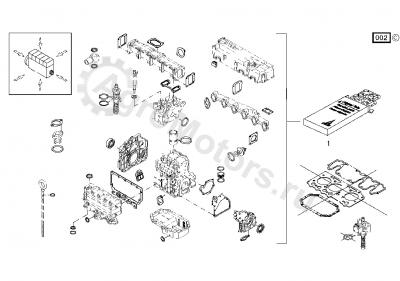 02937627 Комплект прокладок двигателя Вид 2 02937627 Комплект прокладок двигателя Вид 2