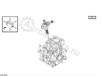 04179429 Насос топливный Вид 1 04179429 Насос топливный Вид 1