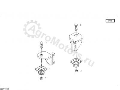 04208567 Подушка двигателя Вид 2 04208567 Подушка двигателя Вид 2