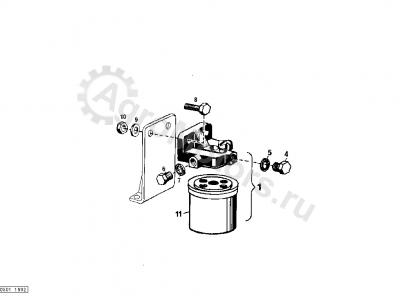 01174696 ORIGINAL DEUTZ Фильтр топливный Вид 1