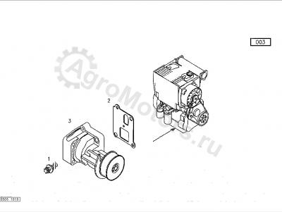 04175573 Насос масляный Вид 1 04175573 Насос масляный Вид 1
