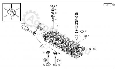 04903006 Клапан выпускной Вид 1