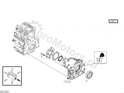 04253472 Насос масляный Вид 1 04253472 Насос масляный Вид 1