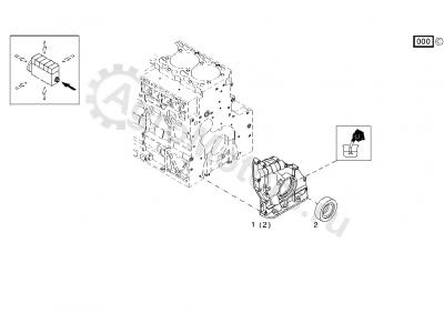 04909032 Насос масляный Вид 2