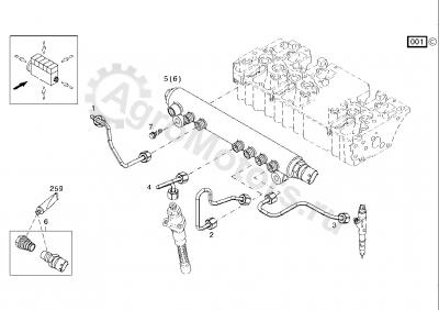 04501722 Топливная трубка Вид 1