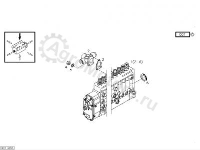 04260654 Насос топливный Вид 2 04260654 Насос топливный Вид 2