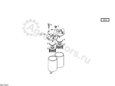 01181059 Кронштейн топливного фильтра Вид 1