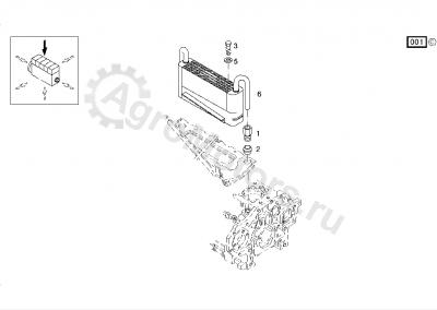 04237803 Радиатор масляный Вид 1
