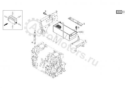 04102797 Радиатор масляный Вид 2 04102797 Радиатор масляный Вид 2