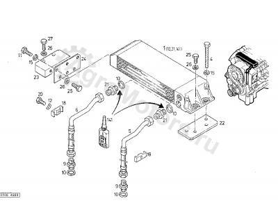 04185803 Радиатор масляный Вид 1