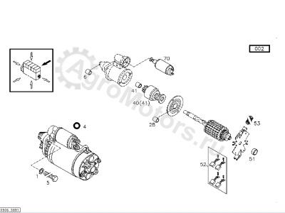 01319632 Реле стартера Вид 1 01319632 Реле стартера Вид 1