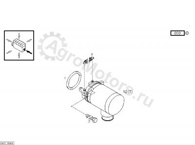 04103822 Клапан электромагнитный останова 24V Вид 2 04103822 Клапан электромагнитный останова 24V Вид 2