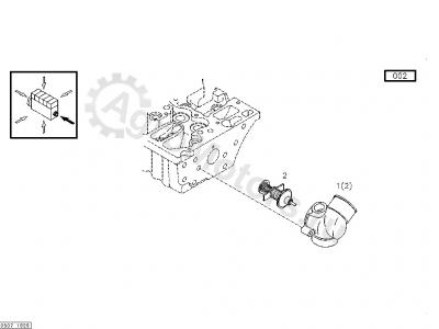 04205730 Корпус + термостат Вид 1