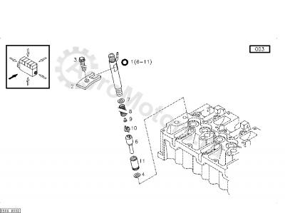 04178021 Форсунка топливная Вид 1 04178021 Форсунка топливная Вид 1