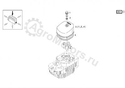 04238132 Крышка клапанная Вид 1 04238132 Крышка клапанная Вид 1