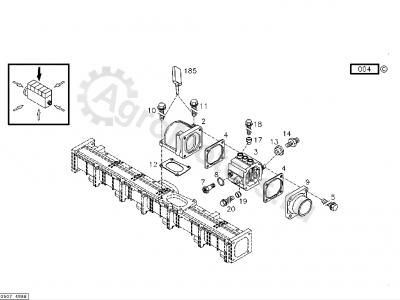 04290354 Фланец нагревательный Вид 2 04290354 Фланец нагревательный Вид 2
