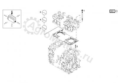 04271264 Прокладка ГБЦ Вид 1 04271264 Прокладка ГБЦ Вид 1