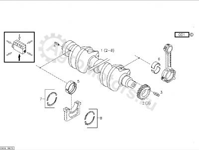04231079 Вкладыш коренной Вид 1