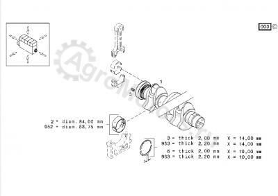 02931063 Полукольца упорные Вид 1