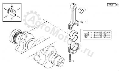 04200024 Втулка шатуна Вид 2