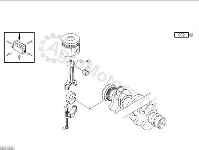 04195734 Втулка шатуна Вид 1 04195734 Втулка шатуна Вид 1