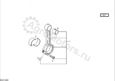 03371612 Втулка шатуна Вид 1