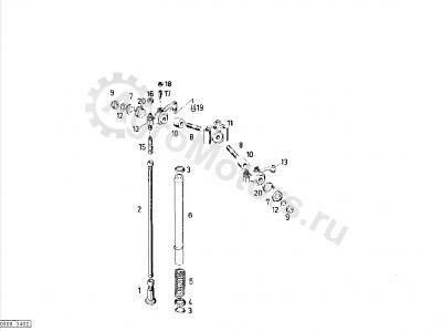 03371876 Пружина клапана Вид 1 03371876 Пружина клапана Вид 1