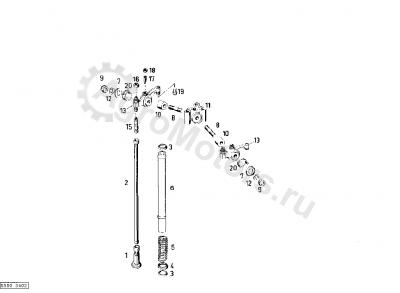 03371866 Ось коромысла Вид 1