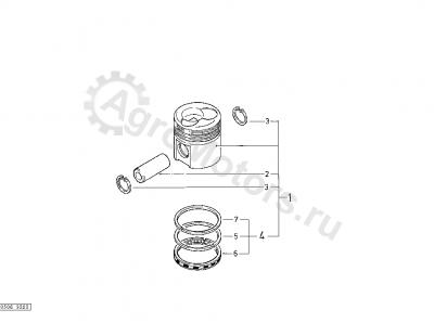 04158997 Поршень Вид 2 04158997 Поршень Вид 2