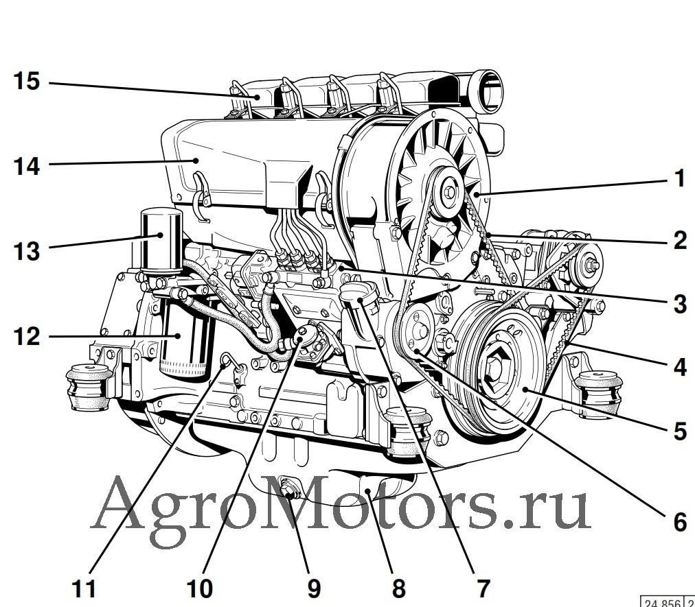 Deutz f4l912 схема